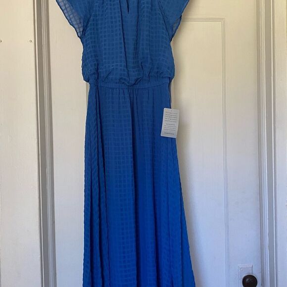 London Times Cobalt Blue Ari MIDI Size 2 NWT casual spring summer - Picture 3 of 12